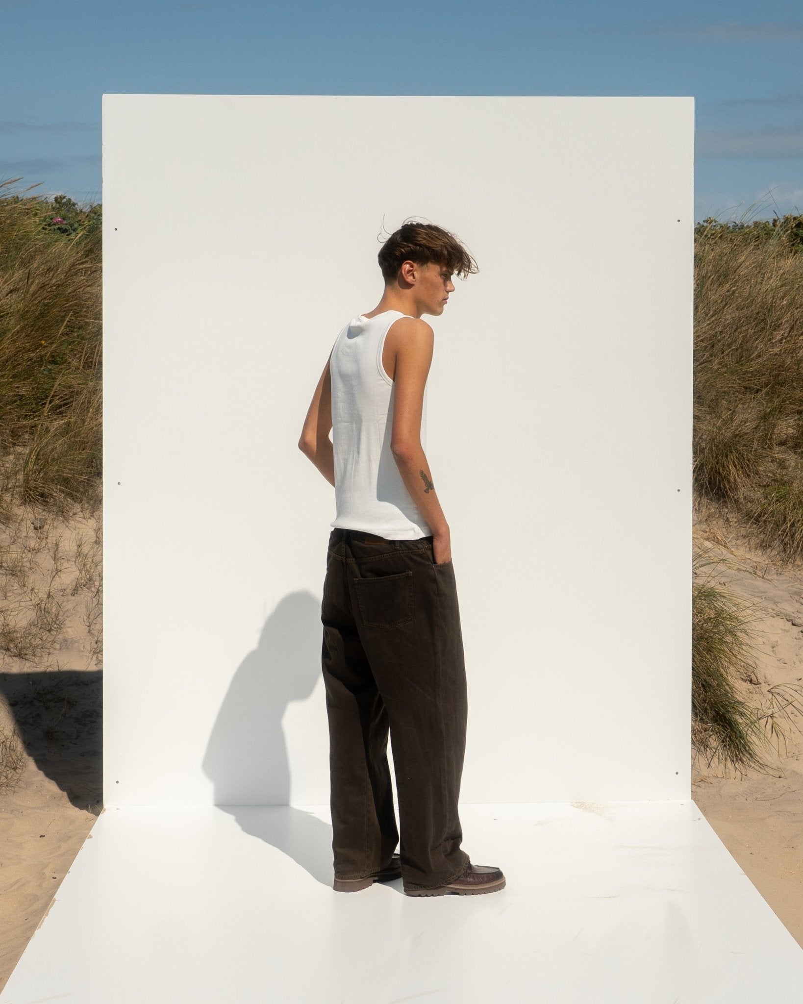 Baggy Denim Jeans Brown | Skagen - clothing.dk